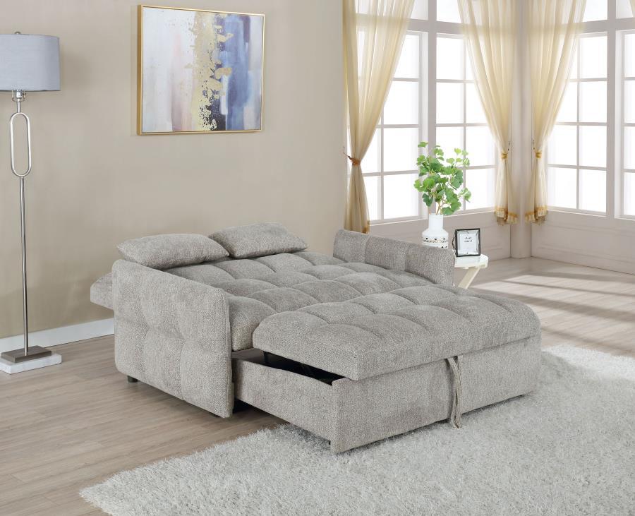 Cotswold - Upholstered Convertible Sleeper Sofa Bed CoasterEssence
