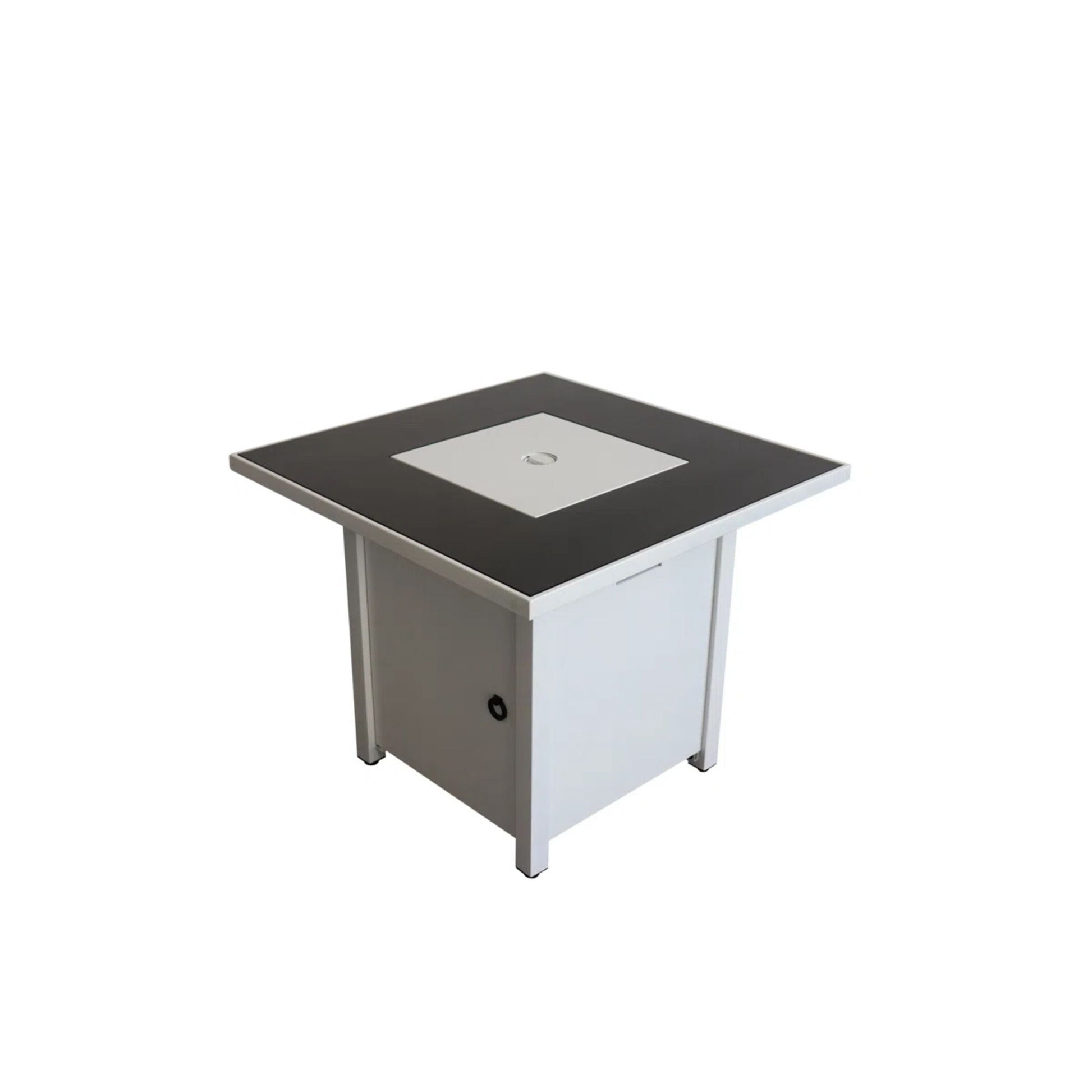 Fire Pit With Powder Coated And Top - White LSI Patio Furniture