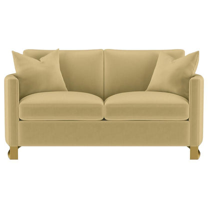Corliss - Upholstered Arched Arm Loveseat CoasterElevations