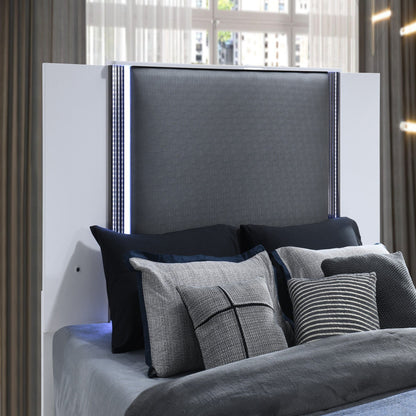 Moon - Bed & LED Accent Lighting Global Furniture USA