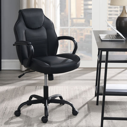 Gaming And Office Chair With Padded Arms, Adjustable Height Home Essentials