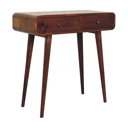 Curved Hallway Table - Chestnut Artisan Furniture