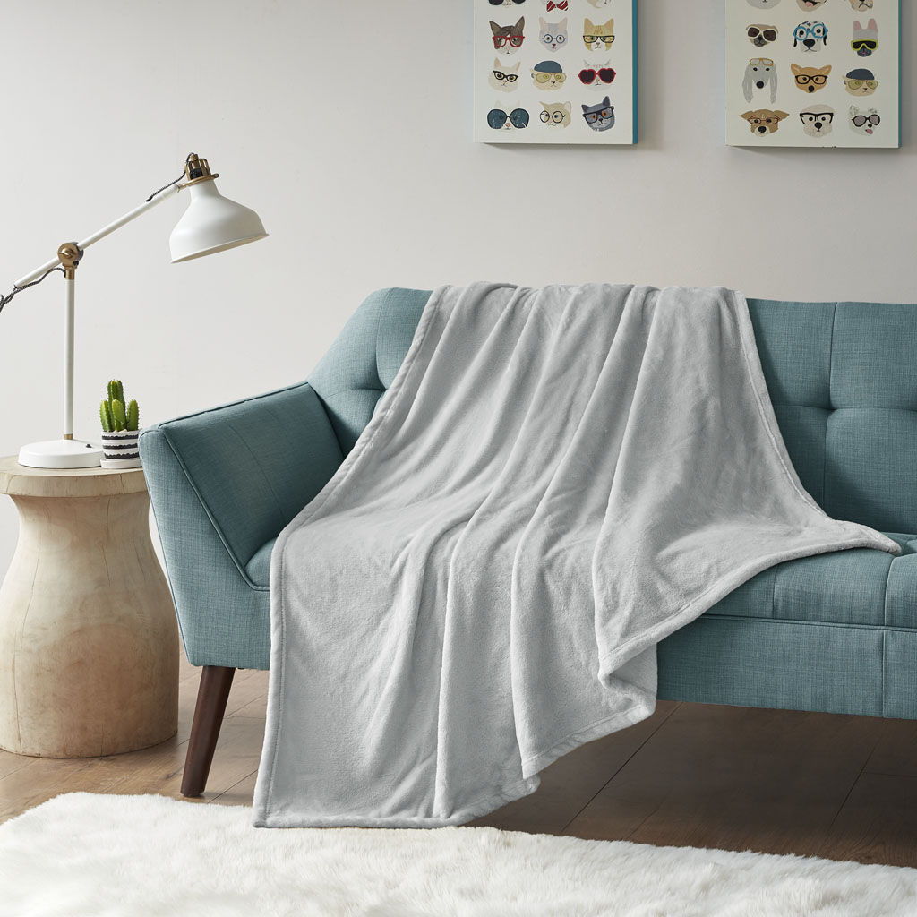 Oversized Throw - Gray