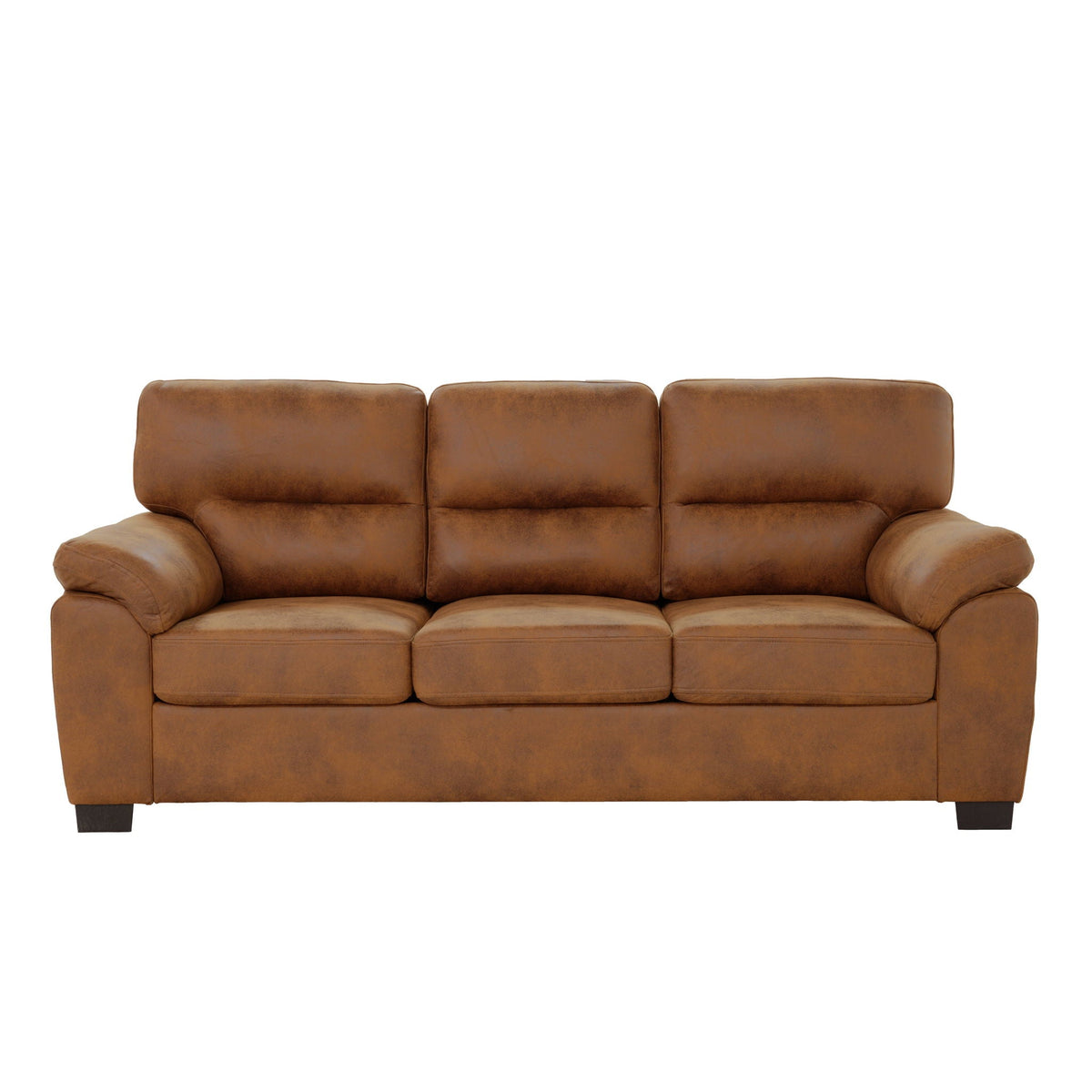 3 Seater Sofa With Padded Armrests And Triangular Leg Home Essentials