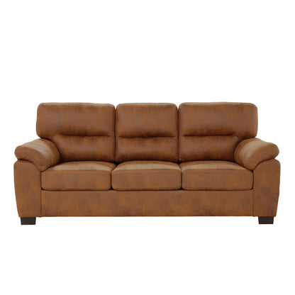 3 Seater Sofa With Padded Armrests And Triangular Leg Home Essentials