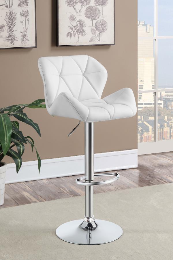Berrington - Upholstered Adjustable Bar Stools (Set of 2) CoasterEveryday