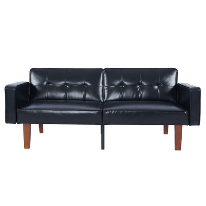 3 Position Split Back Futon Sofa Bed For Living Room Home Essentials