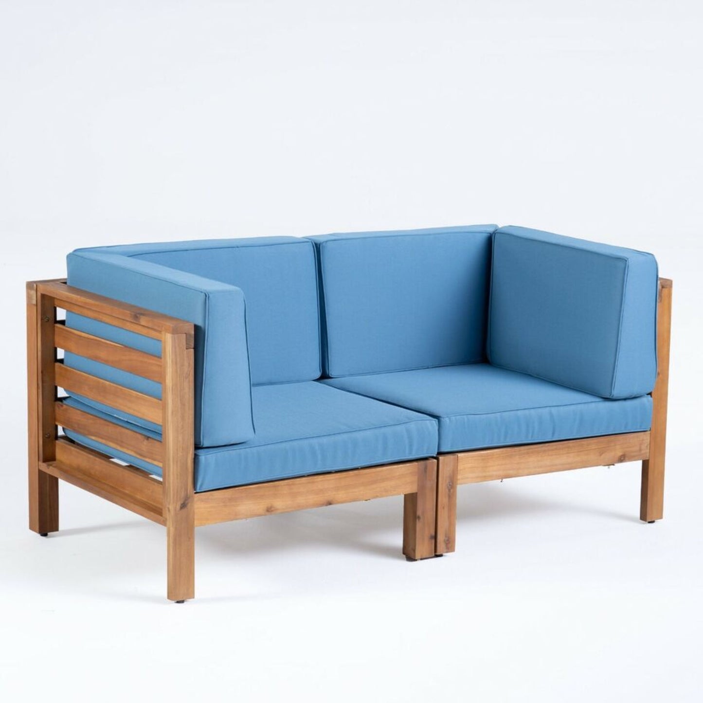 Oana - 2 Piece Loveseat Set With Water Resistant Cushions Noble House