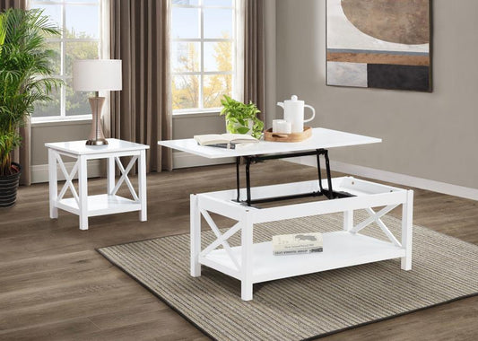 Skyview - Rectangular Lift Top Coffee Table Set Coaster Fine Furniture
