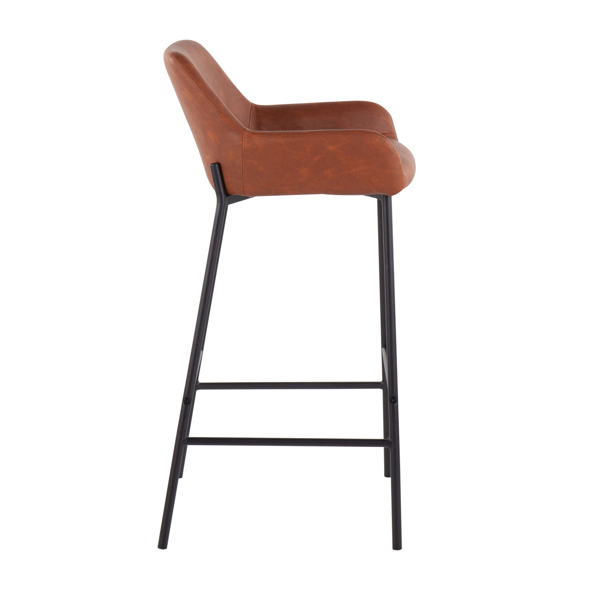 Daniella - Industrial Fixed Height Bar Stool (Set of 2) Lumi Source