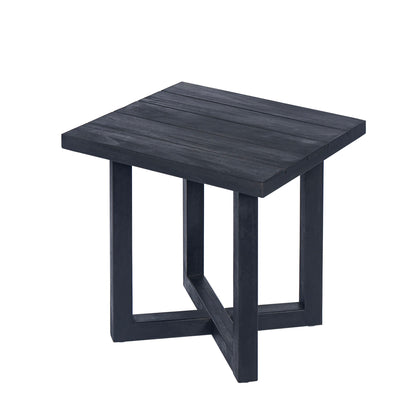 Ella - Square Side Table With Cross Stretcher Base Noble House