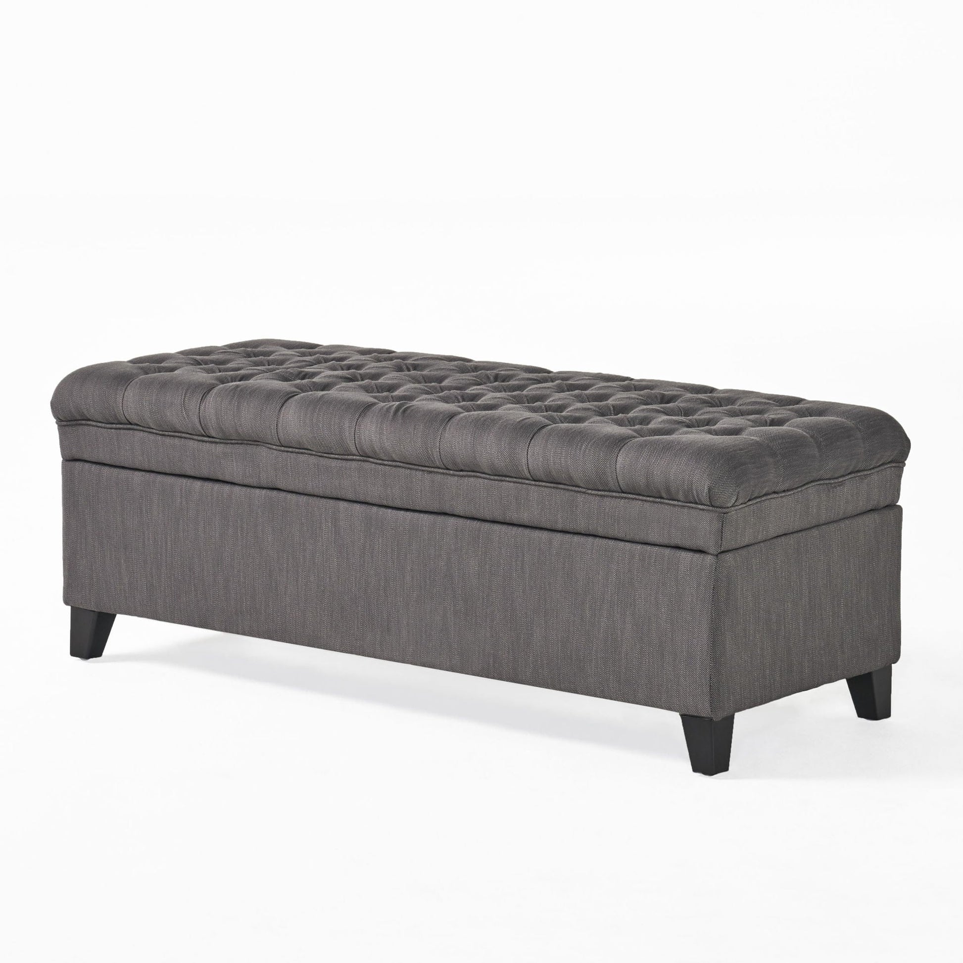 Juliana - Storage Ottoman With Birch Legs Noble House