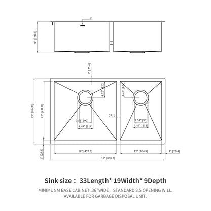Modern Double Bowl Undermount Sink Design With 10" Deep Basins Daily Nest
