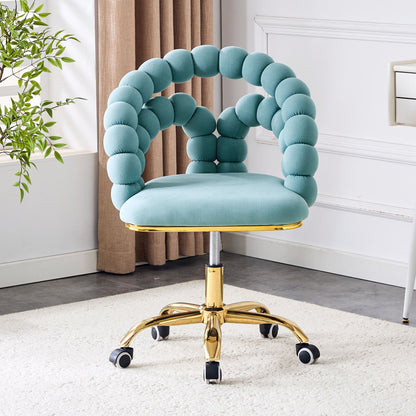 Puffy Bubble, Ball Chain Accent Chair With 5 Claw Casters Home Essentials