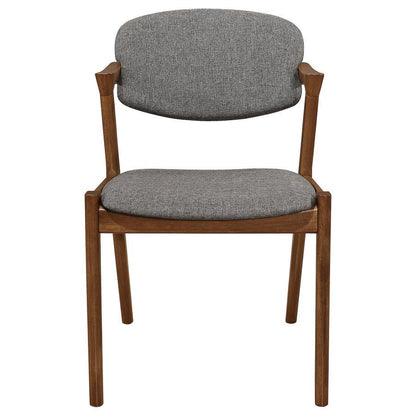 Malone - Padded Wood Dining Arm Chair (Set of 2) - Dark Walnut CoasterEssence