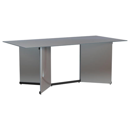 Emery - Rectangular Mirrored Dining Table - Silver Coaster Fine Furniture