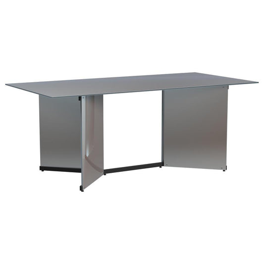 Emery - Rectangular Mirrored Dining Table - Silver Coaster Fine Furniture