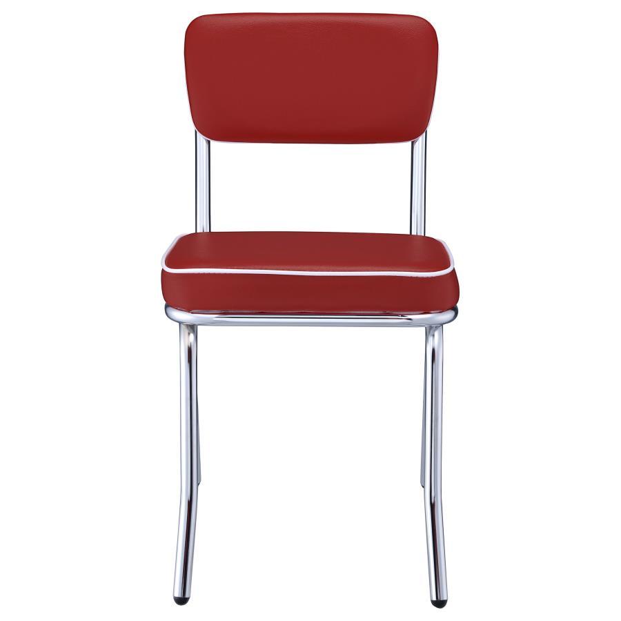 Retro - Upholstered Dining Side Chair (Set of 2) CoasterEveryday