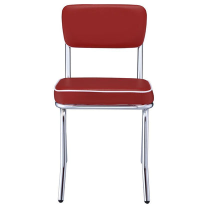 Retro - Upholstered Dining Side Chair (Set of 2) CoasterEveryday