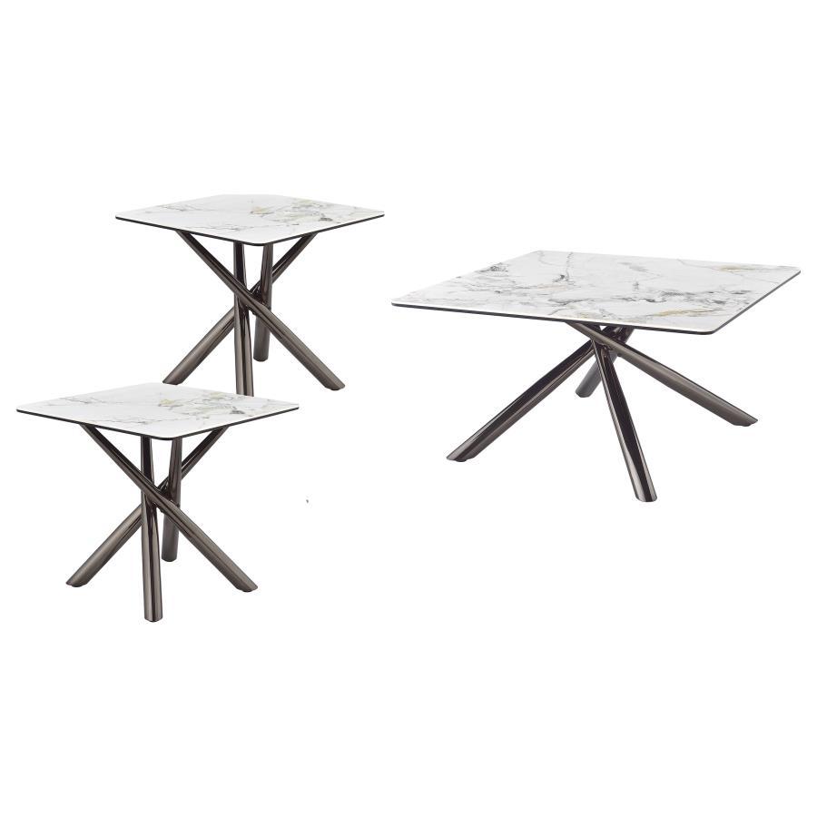 Carvell - Coffee Table Set Coaster Fine Furniture