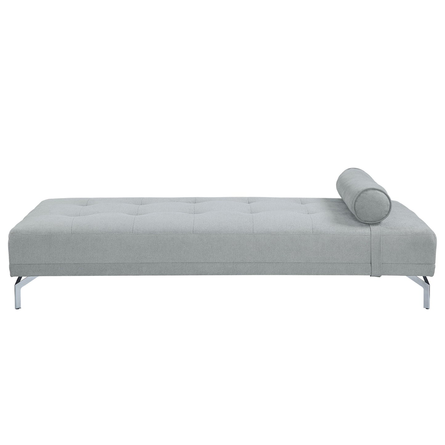 Quenti - Velvet Sofa Bed With Pillow - Gray Acme