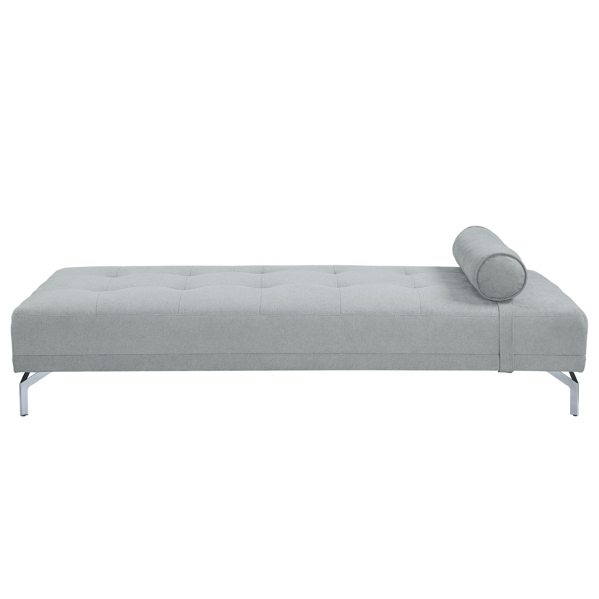 Quenti - Velvet Sofa Bed With Pillow - Gray Acme
