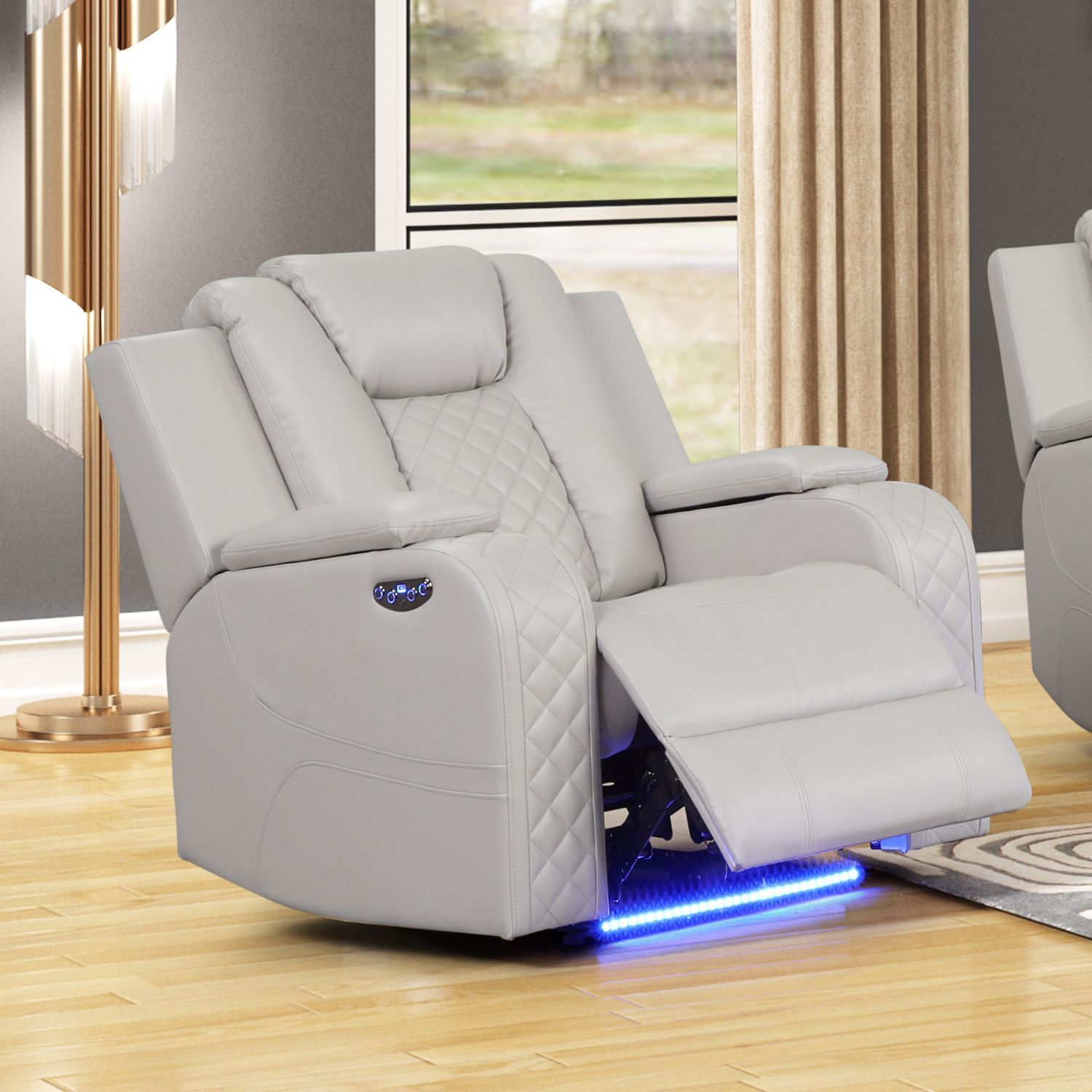 Benz - LED & Power Recliner Chair Matrix Furniture Group