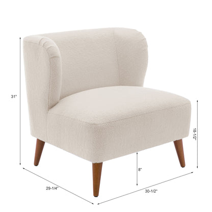 Veda - Accent Chair - White Ridgecrest Home