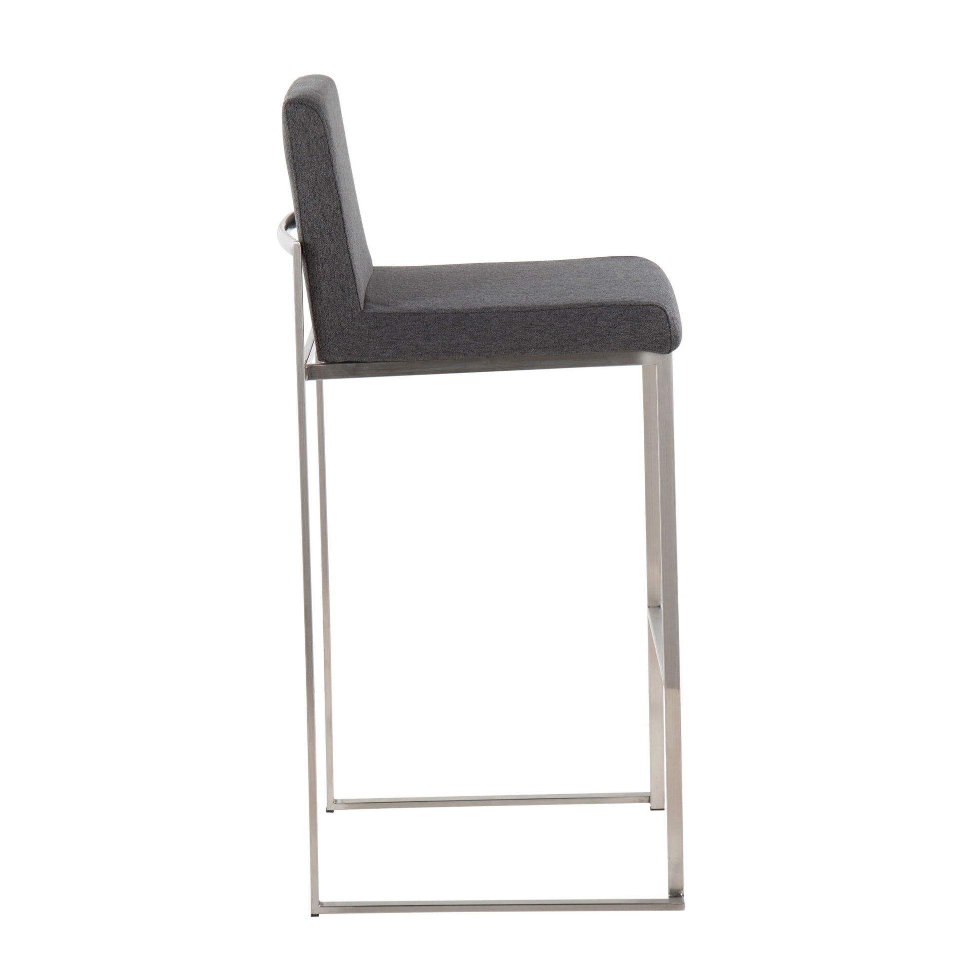 Fuji - Contemporary And Modern Elegance High Back Barstool Lumi Source