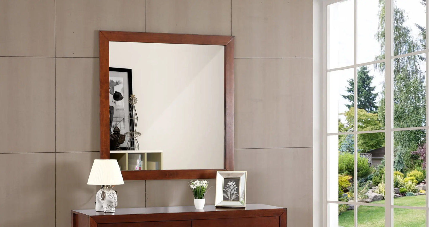 Burlington - Modern Design Transitional Wall Mirror Glory Furniture