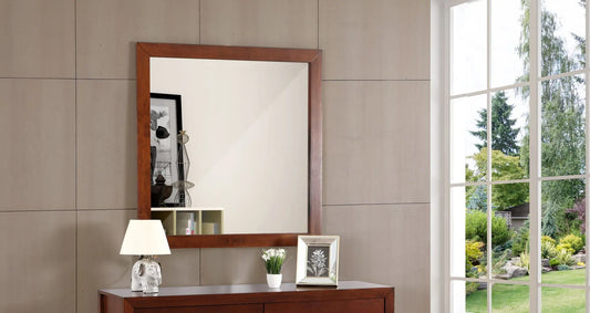 Burlington - Modern Design Transitional Wall Mirror Glory Furniture