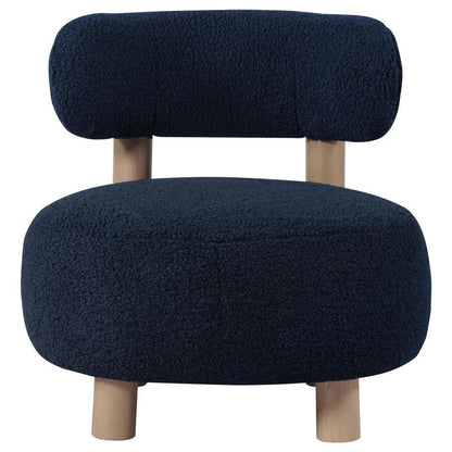 Zonie - Boucle Upholstered Barrel Back Accent Chair CoasterEveryday
