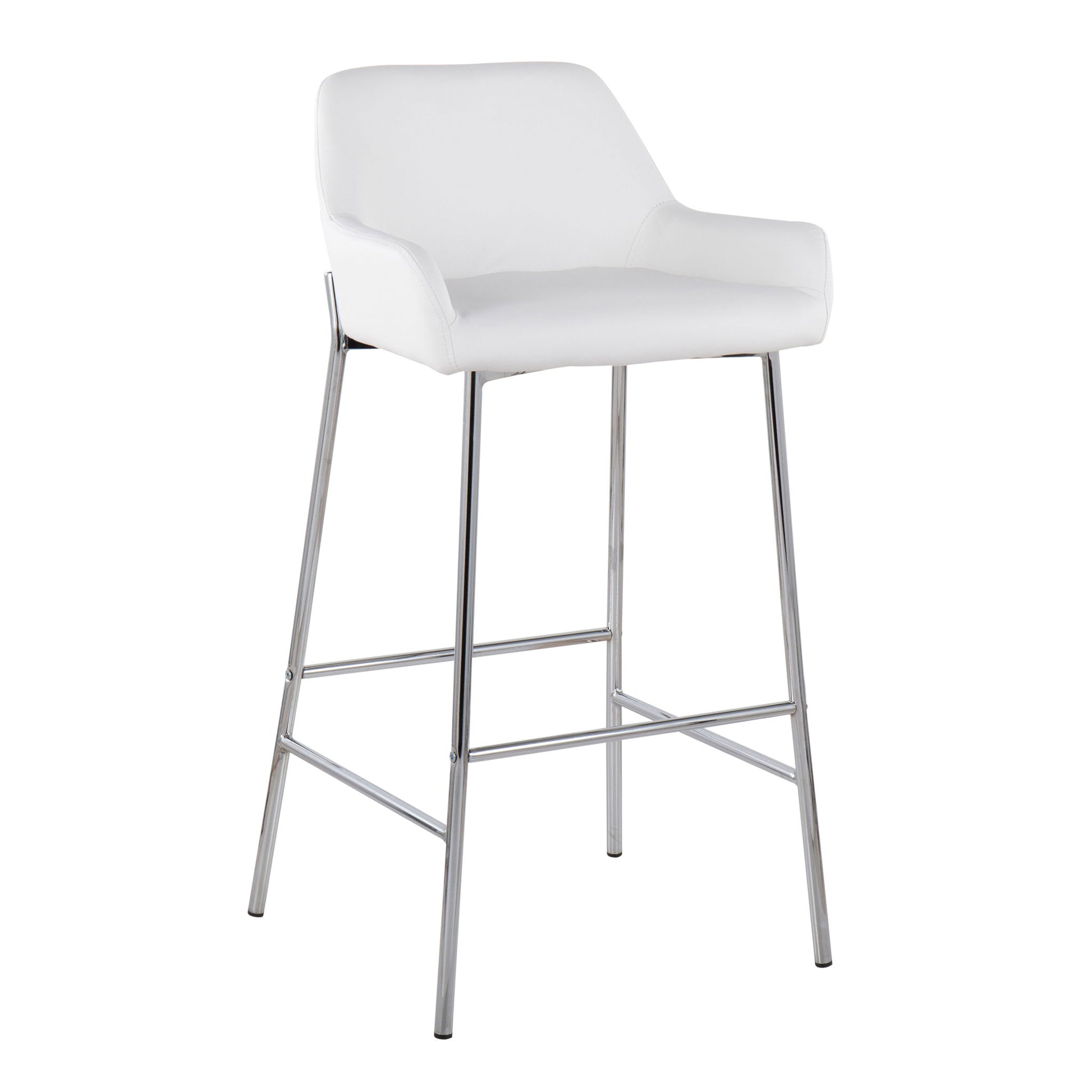 Daniella - Contemporary Fixed Height Barstool (Set of 2) Lumi Source