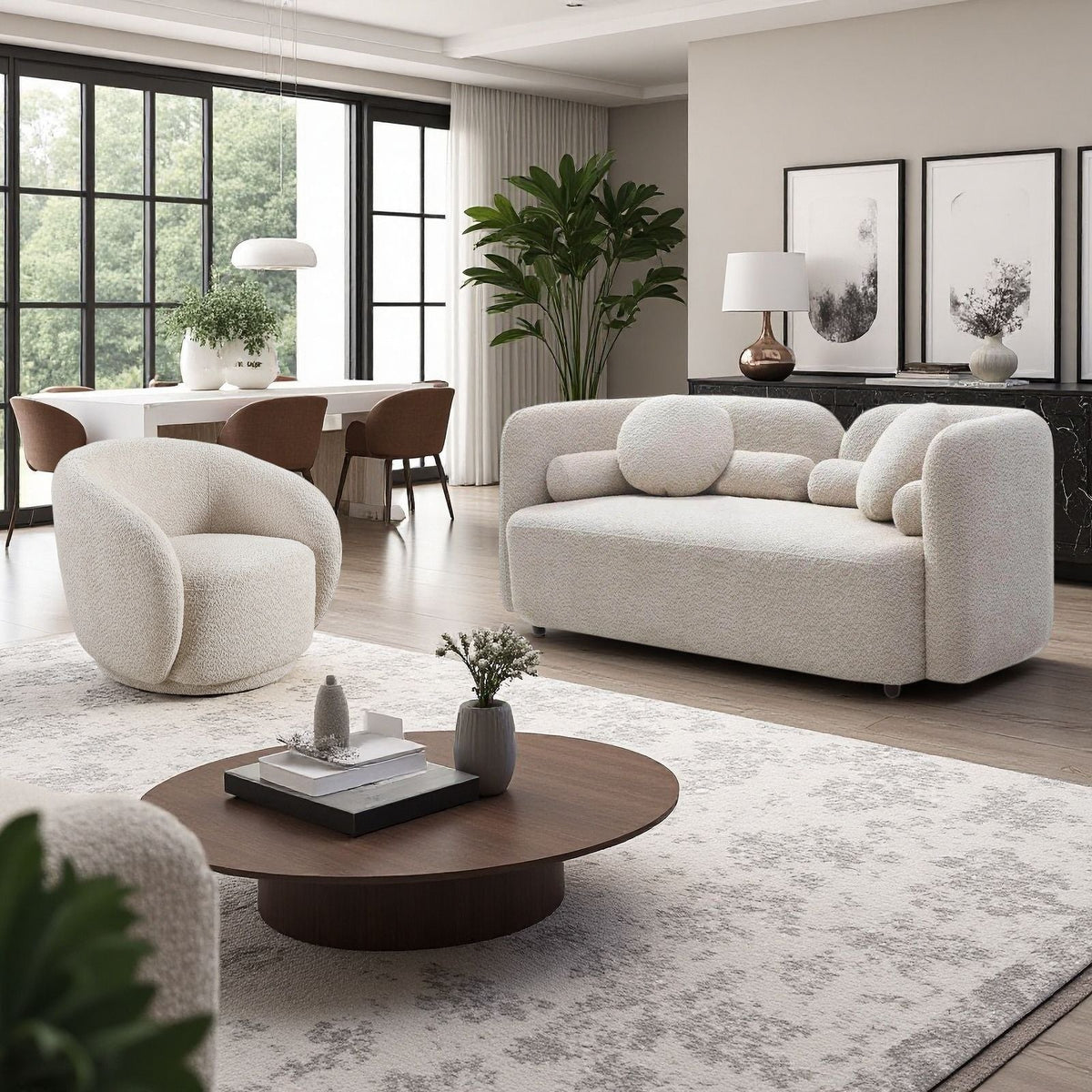 Japandi Living Room Set Home Essentials
