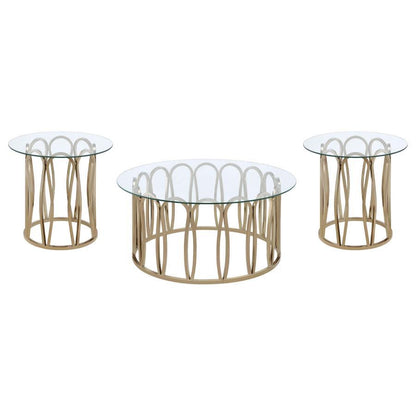 Monett - Coffee And End Table Set Coaster Fine Furniture