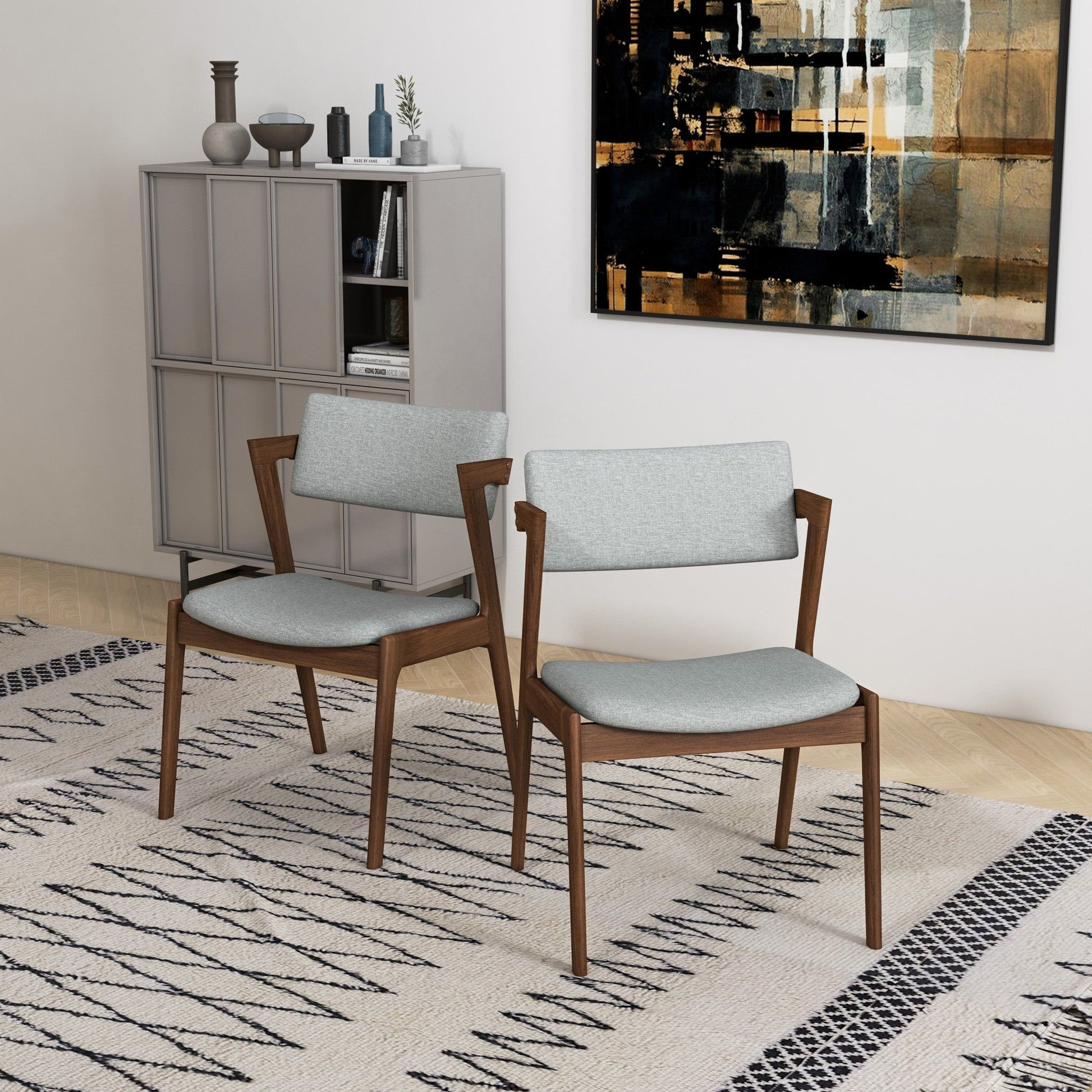 Edwin - Mid-Century Modern Dining Chair (Set of 2) Ashcroft Furniture