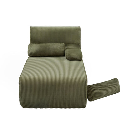Modern Chaise With Ergonomic Design Hearth and Haven