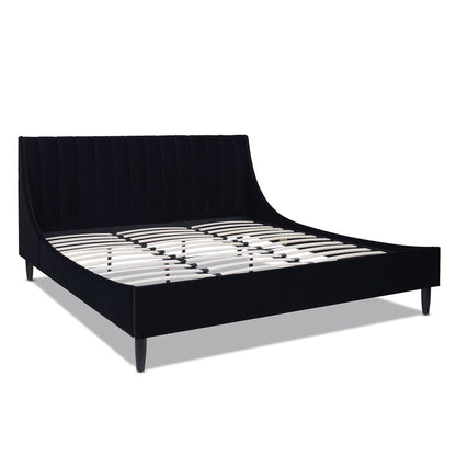 Aspen - Vertical Tufted Modern Headboard Platform Bed Set Jennifer Taylor Home