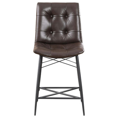 Aiken - Upholstered Tufted Counter Chair (Set of 2) CoasterEssence