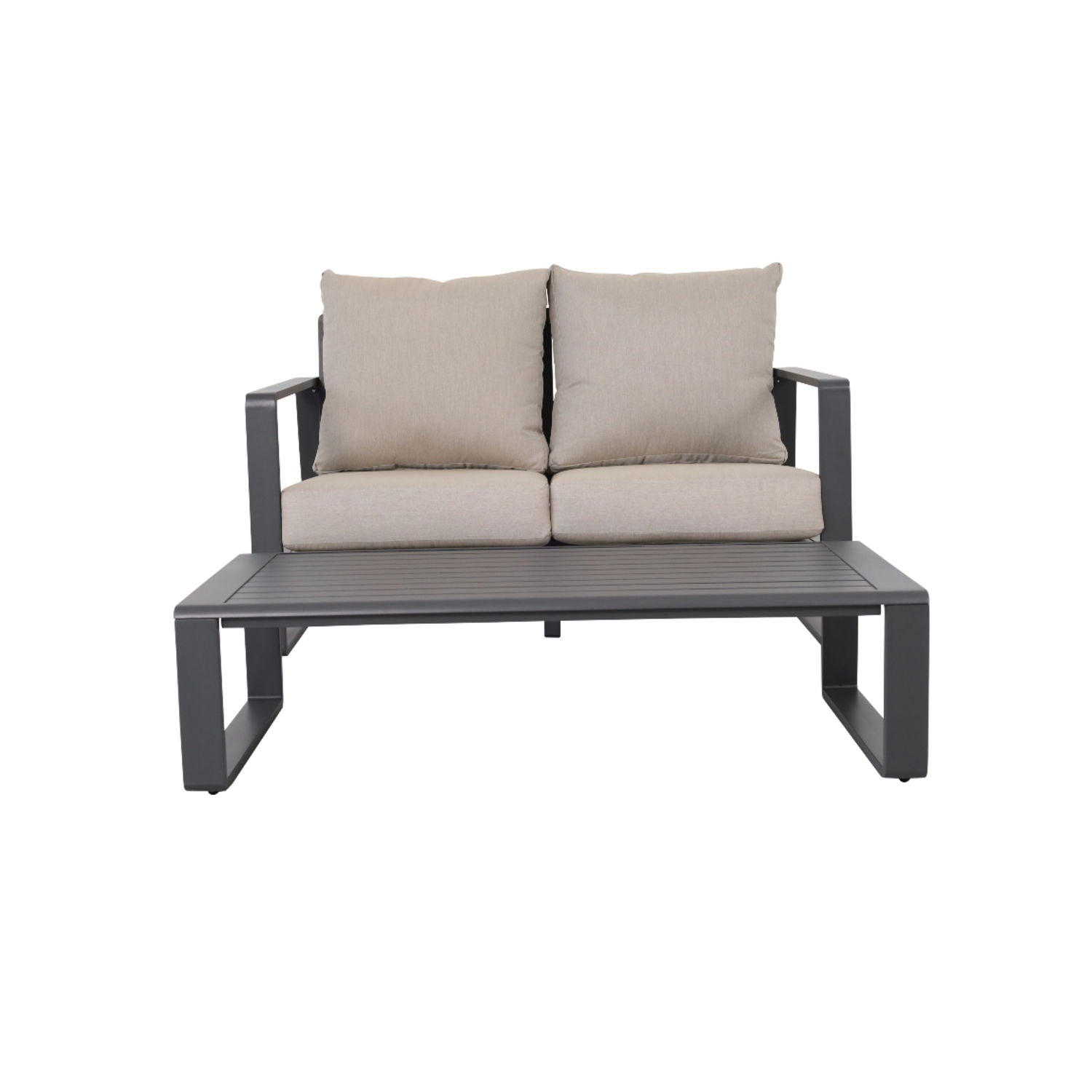 Sofa With Rectangular Coffee Table LSI Patio Furniture