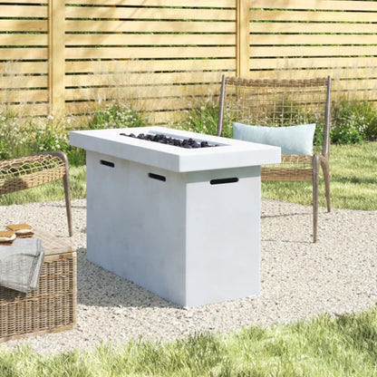 Reinforced - Propane Outdoor Fire Pit Table LSI Patio Furniture