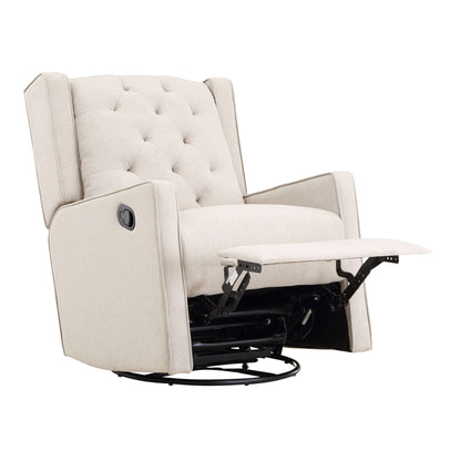 Milah - Gliding Swivel Recliner Tufted Suite Bebe