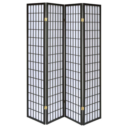 Roberto - 4-Panel Room Divider Folding Shoji Screen CoasterEveryday