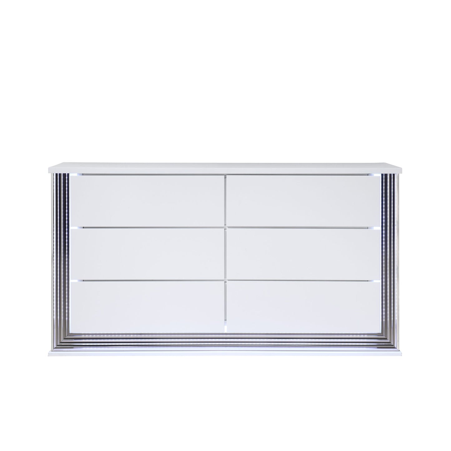 Moon - 5 Pieces Bedroom Set With LED Accent Global Furniture USA