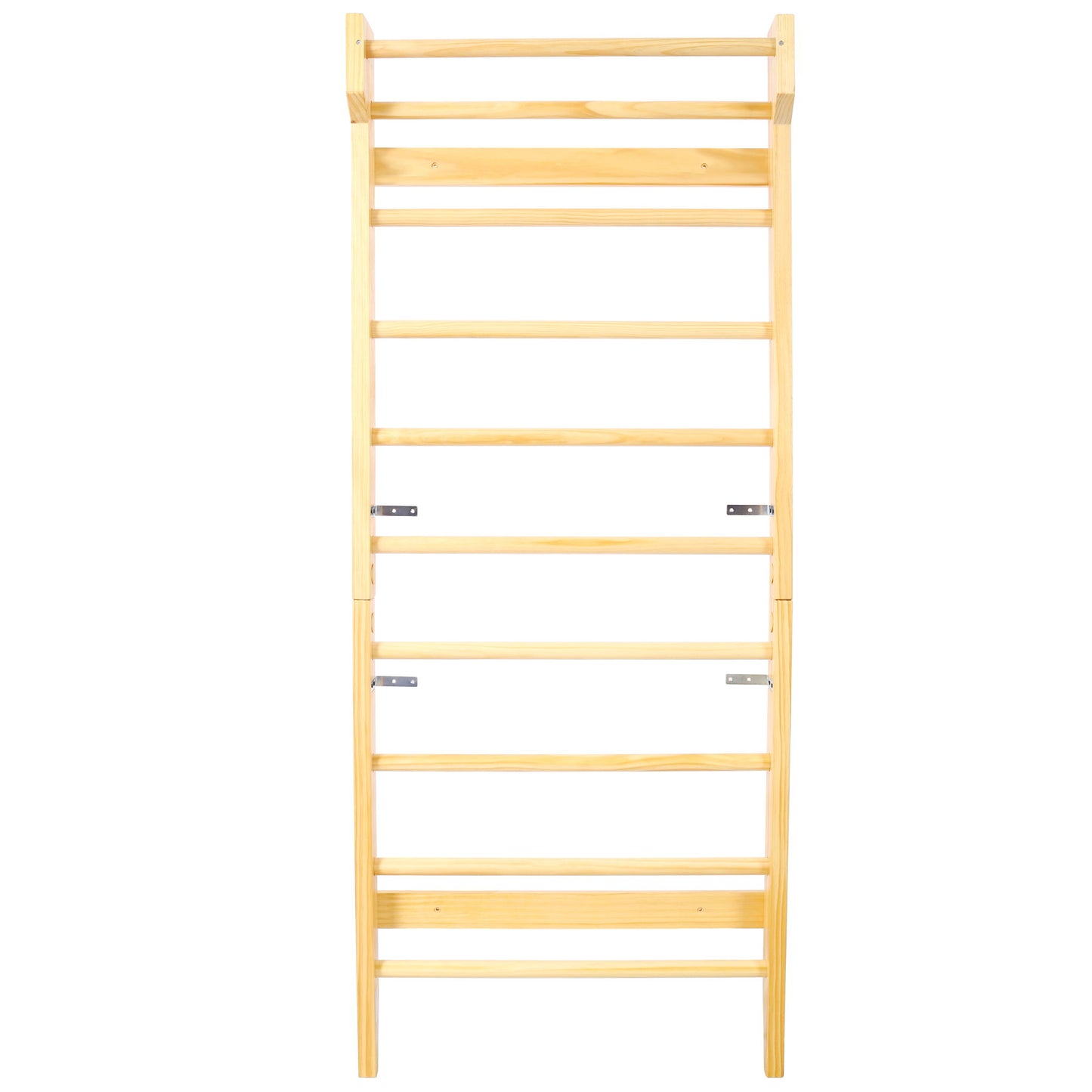 Swedish Ladder, Stall Bars Set For Physical Therapy & Gymnastics - Natural Daily Nest