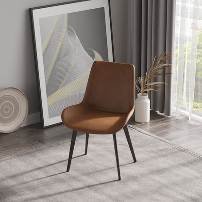 Modern Dining Chair Living Room Metal Leg Dining Chair (Set of 2) Home Essentials