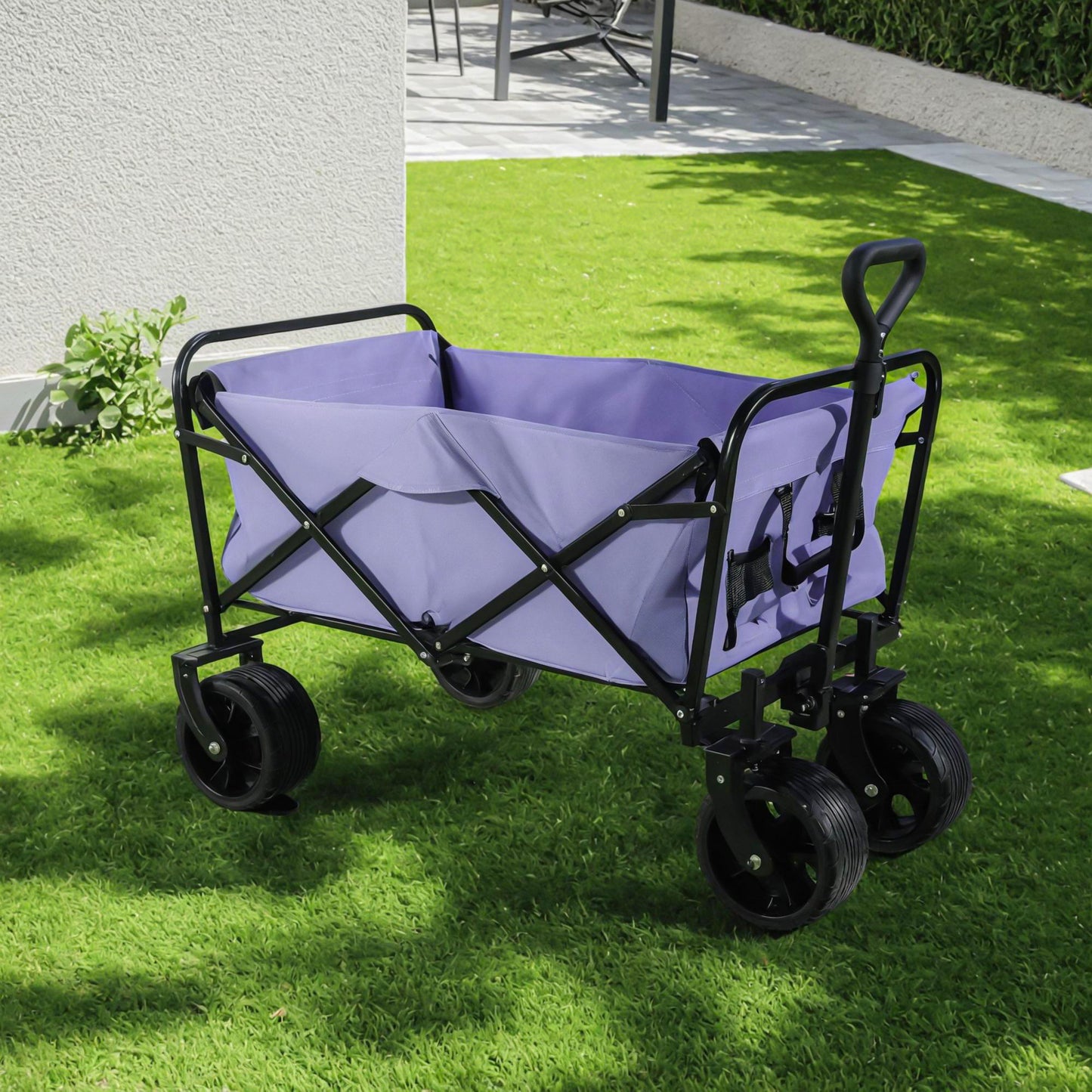 Wagons Carts Heavy Duty Foldable With Big Wheels Daily Nest