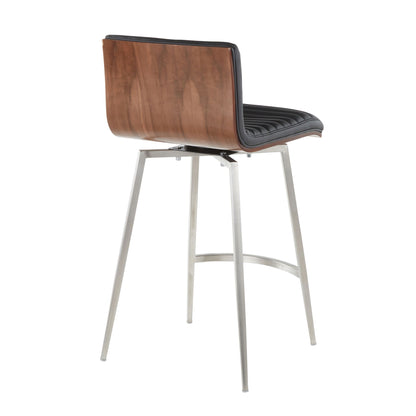 Mason - Contemporary Swivel Counter Stool (Set of 2) Lumi Source