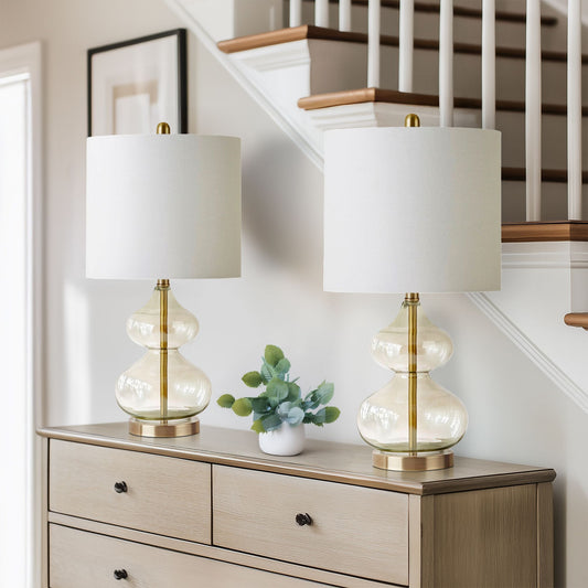 Ellipse - Table Lamp (Set of 2) - Gold 510 Design