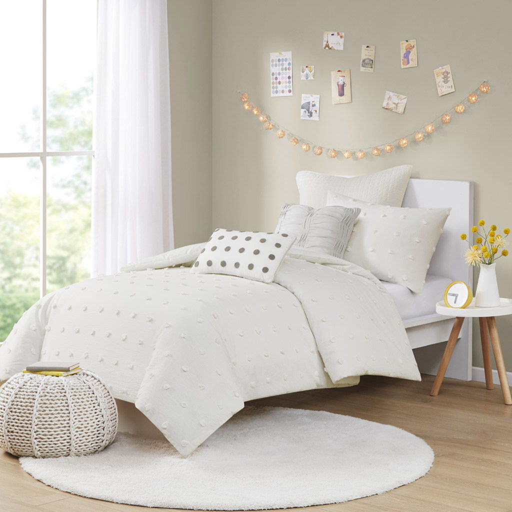 Brooklyn - Twin Comforter Set - Ivory Urban Habitat